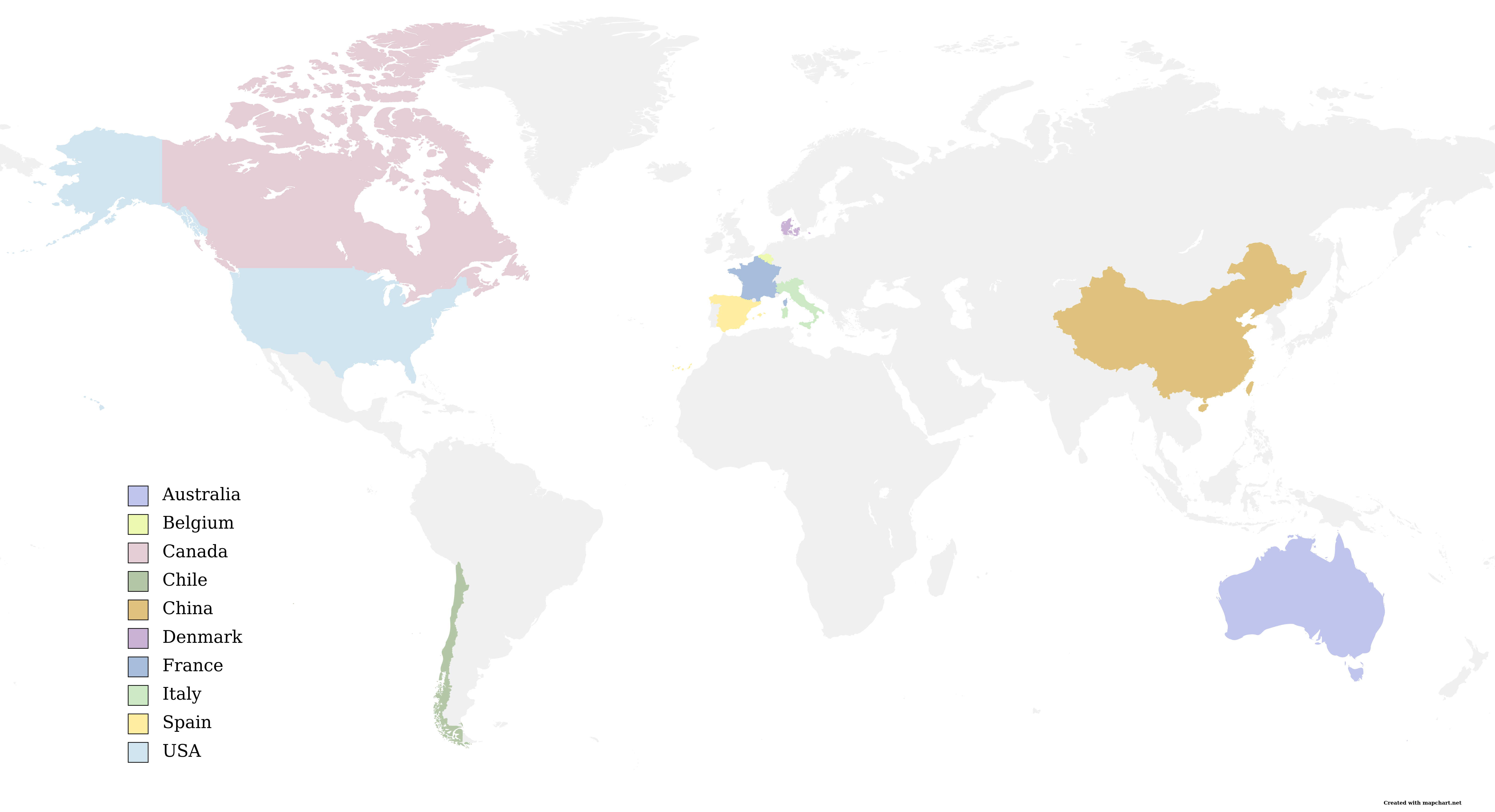 world map